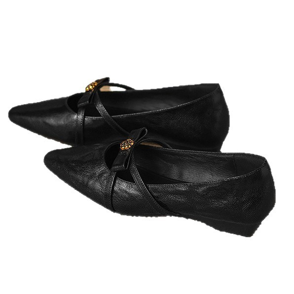 2026 primavera y verano nueva moda versátil puntiagudos zapatos Lefour zapatos de mujer superficial zapatos de trabajo de suela suave
