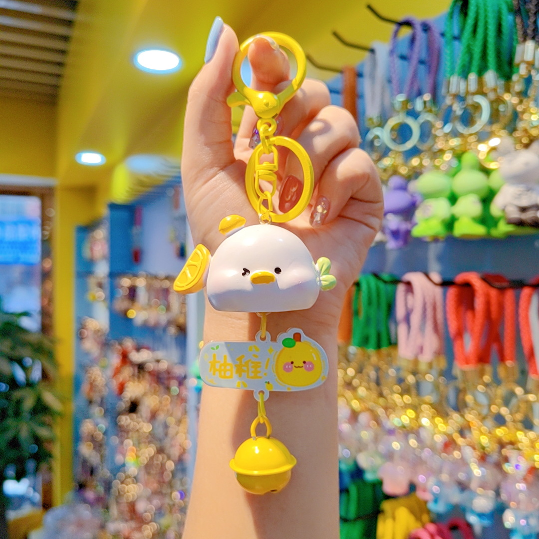 Caramelo animal llavero resina lindos colgantes de dibujos animados bolsos de automóviles llavero exquisito colgantes pequeños regalos