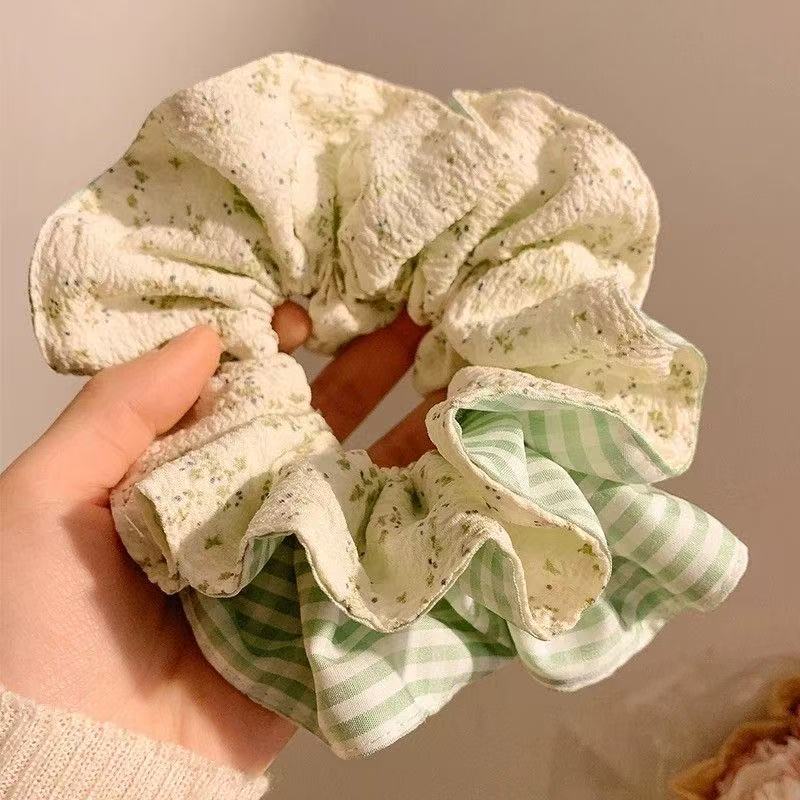 5721 대형 원형 격자 무늬 꽃무늬 그린