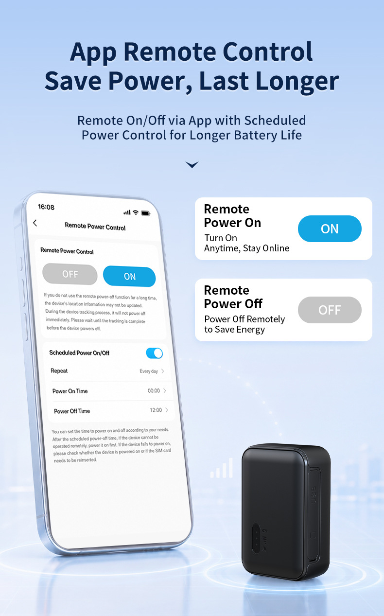 GPS tracker, low power consumption, portable, 4G, Beidou positioning, for car anti-theft, pet tracking, and personal safety, preventing loss