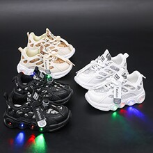 ��ͯ��Ь2024�����¿���ŮͯLED �l������Ь��Сͯ�r��ܛ���\��Ь