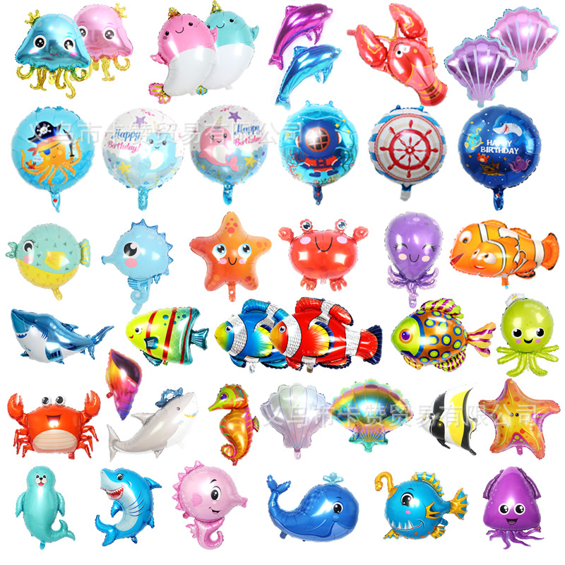 cartoon marine balloon