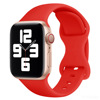 蝴蝶扣矽膠表帶適用 蘋果表帶運動矽膠 iwatch7表帶智能手表腕帶