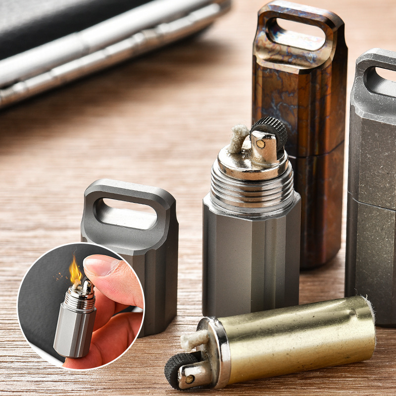 Cross-Border Titanium Alloy Pill Capsule, Waterproof Mini Storage Container, Outdoor Medicine Storage, Lightweight and High-Strength Cross-Border Titanium Alloy Pill Capsule, Waterproof Mini Storage Container, Outdoor Medicine Storage, Lightweight and High-Strength