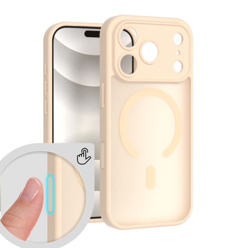 ai拍照按键适用苹果17promax肤感磁吸壳精孔2.0iphone16手机套|undefined