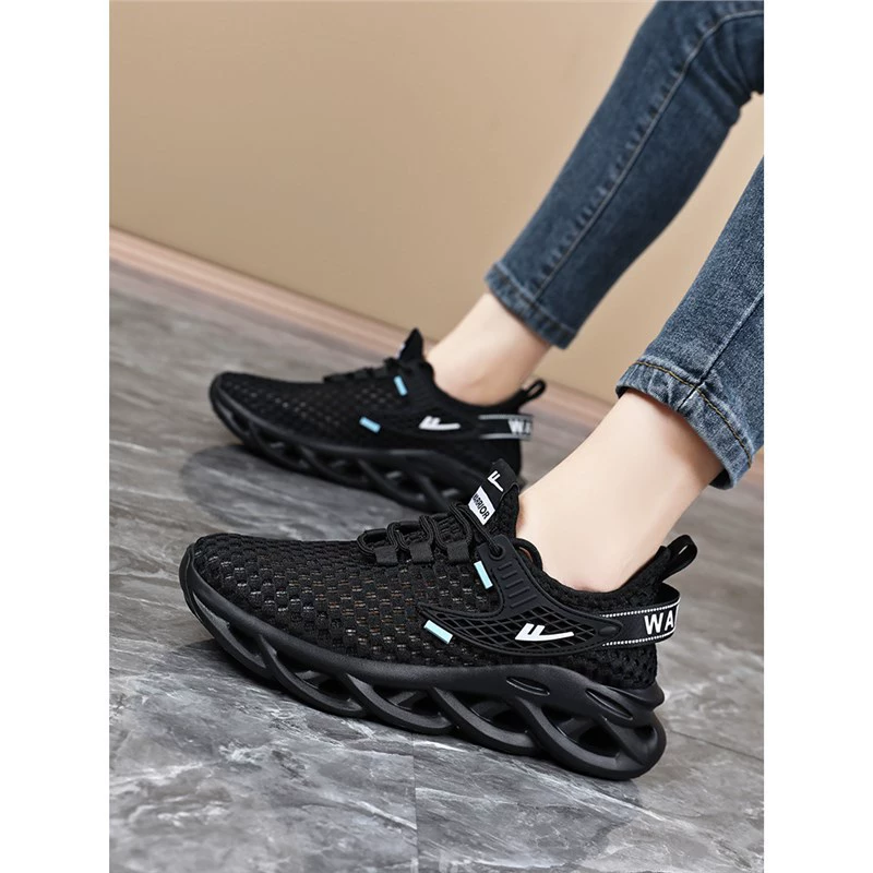 Опуская пара 2025 Летняя легкая дышащая сетка полые кроссовки повседневная модная обувь