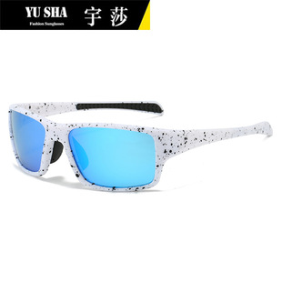 Yusha New Men's Outdoor Sports Glasses 3057 Cross-border Fashion Colorful Sunglasses Women's Bike Polarized Sunglasses