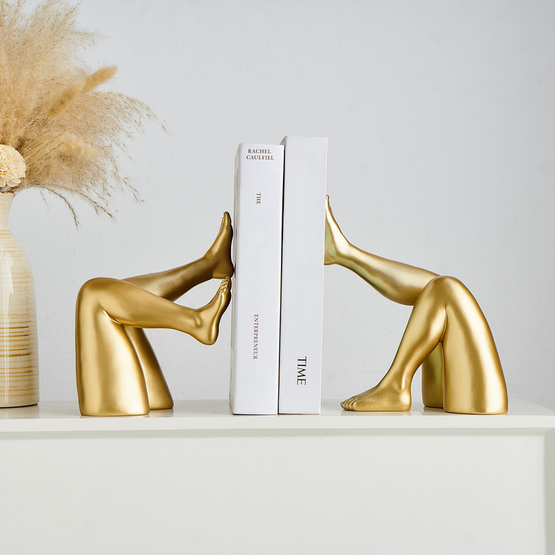 Cross-Border Exclusive Abstract Character Art Bookends Modern Minimalist Sculpture Ornaments Living Room Entrance Resin Desktop Ornaments