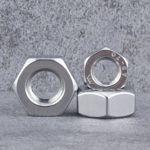 304 stainless steel nut hexagonal nut external hexagonal nut DIN934 screw cap bolt cap M3/M4/M5/M6