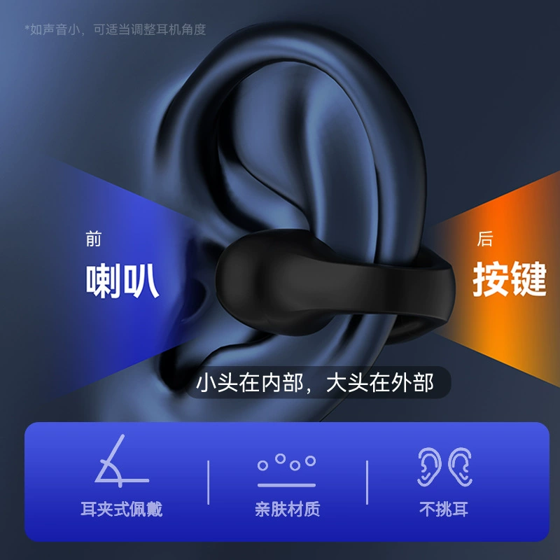 Наушники, беспроводные клипсы на уши, универсальныe для телефона, Bluetooth, бизнес-версия