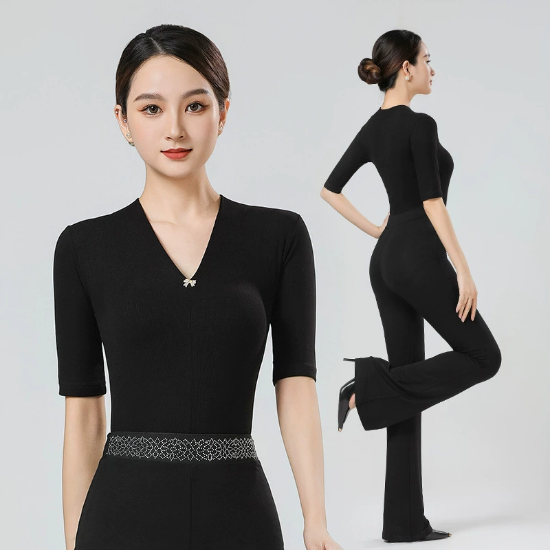 Новая коллекция летней одежды для тренировок 2025 года: элегантные костюмы для женщин, одежда для выступлений на подиуме и занятий танцами.