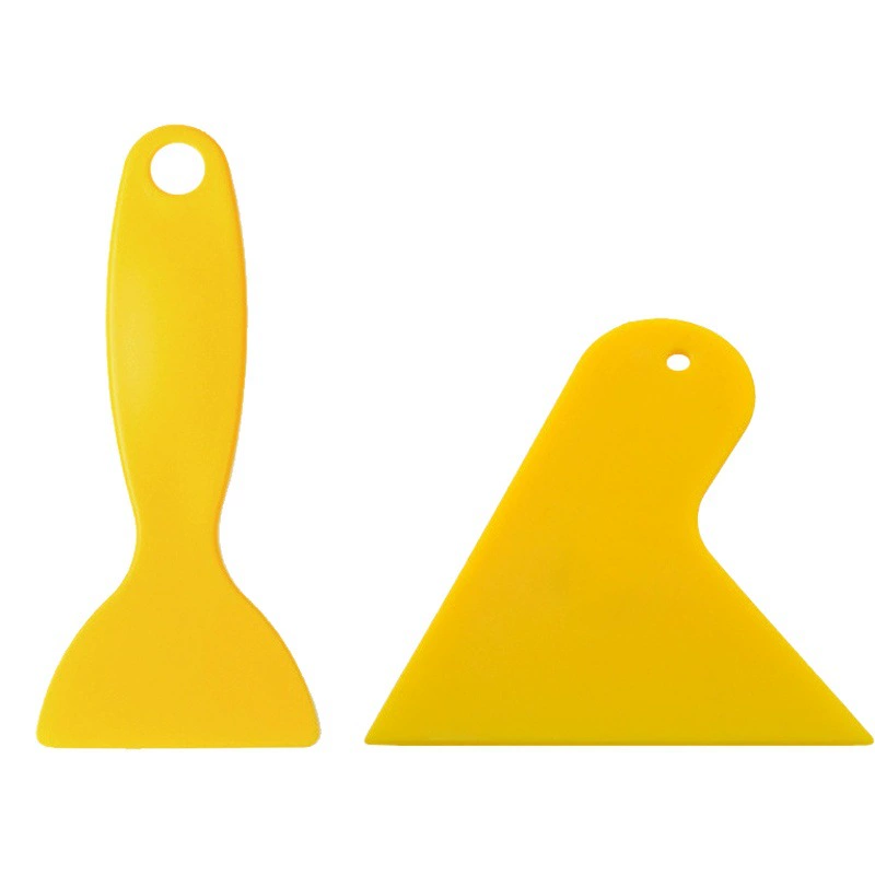 Оконная пленка маленький скребок желтый скребок для очистки стекла инструменты могут быть поколения скребка безопасности фильма мобильного телефона