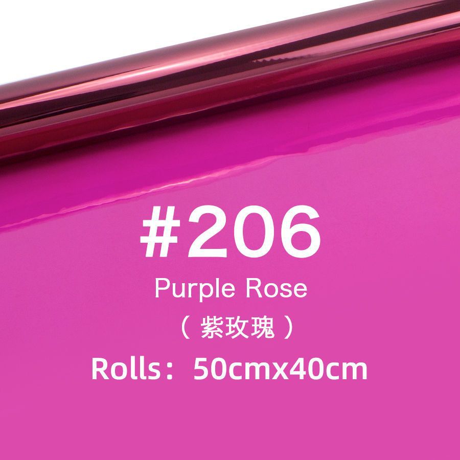 50*40cm leden paper#206【purple rose】