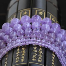 沁佩珠宝批发紫水晶 天然材质薰衣草紫水晶 尺寸4-12MM散珠半成品
