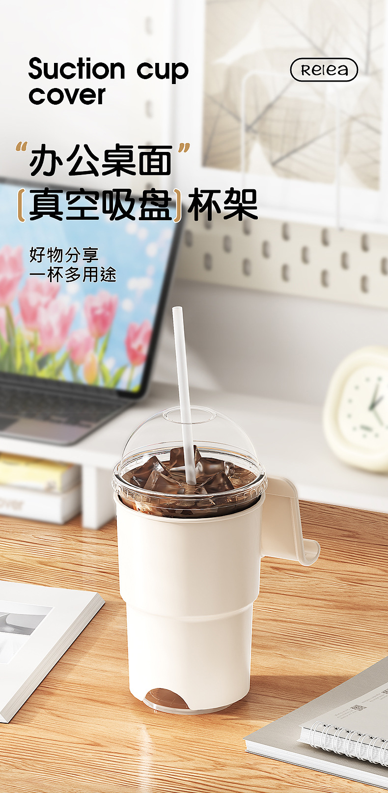 Creative Car Water Cup Holder Air Conditioner Air Outlet Beverage Holder Multi-Functional Car Seat Back Mobile Phone Holder Suction Cup Storage Rack