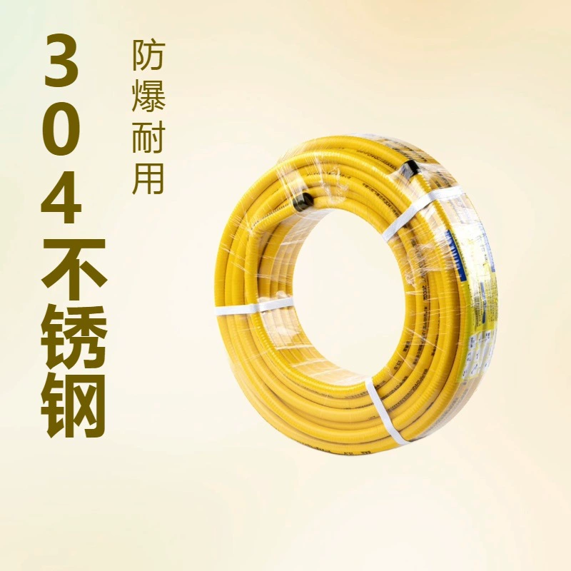 Гофрированный шланг из нержавеющей стали 304 для транспортировки газа 3 минуты 4 минуты 6 минут 1 дюйм