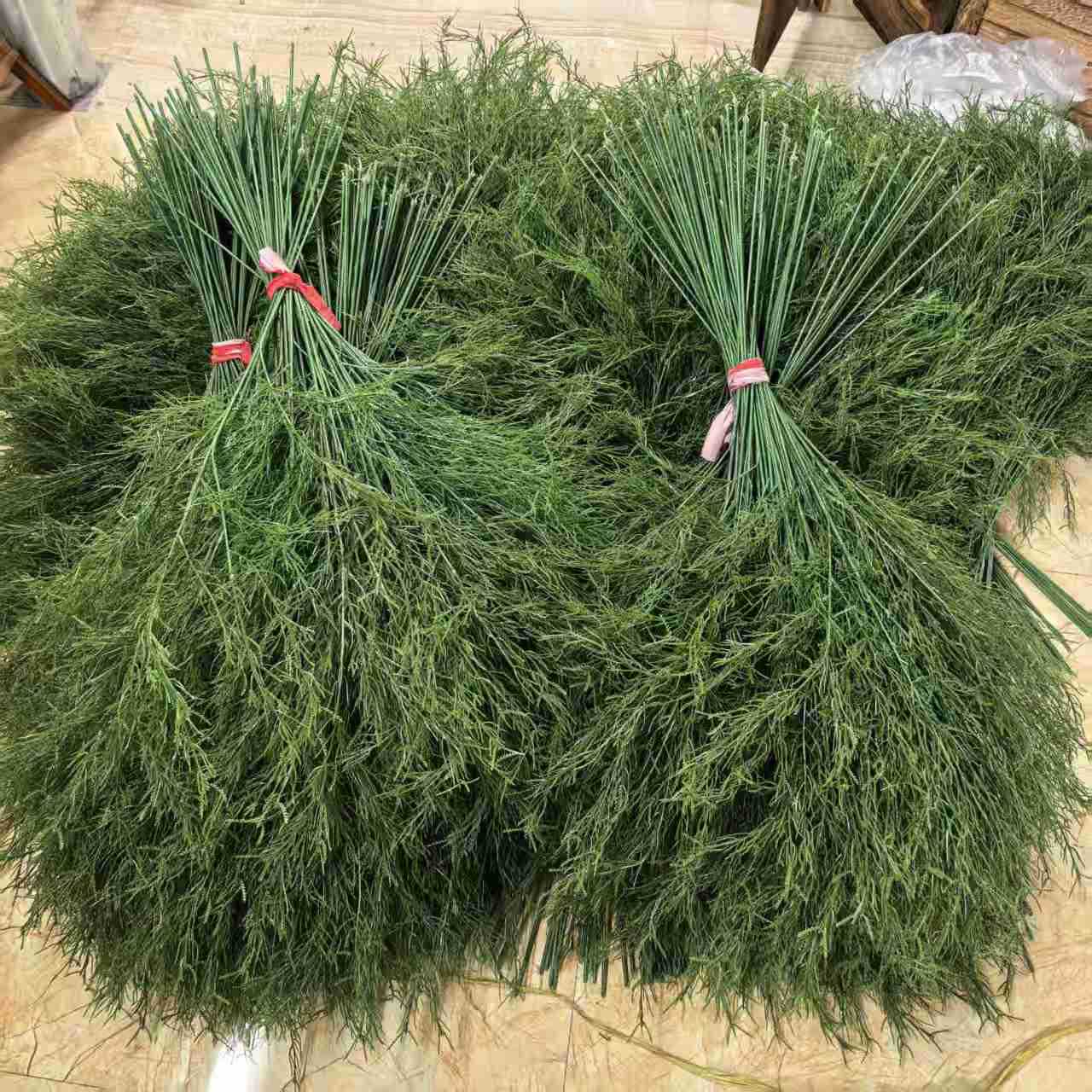 爆款芦荀草仿真花仿真绿植厂家直销芦荀草天门冬仿真绿植婚庆装饰