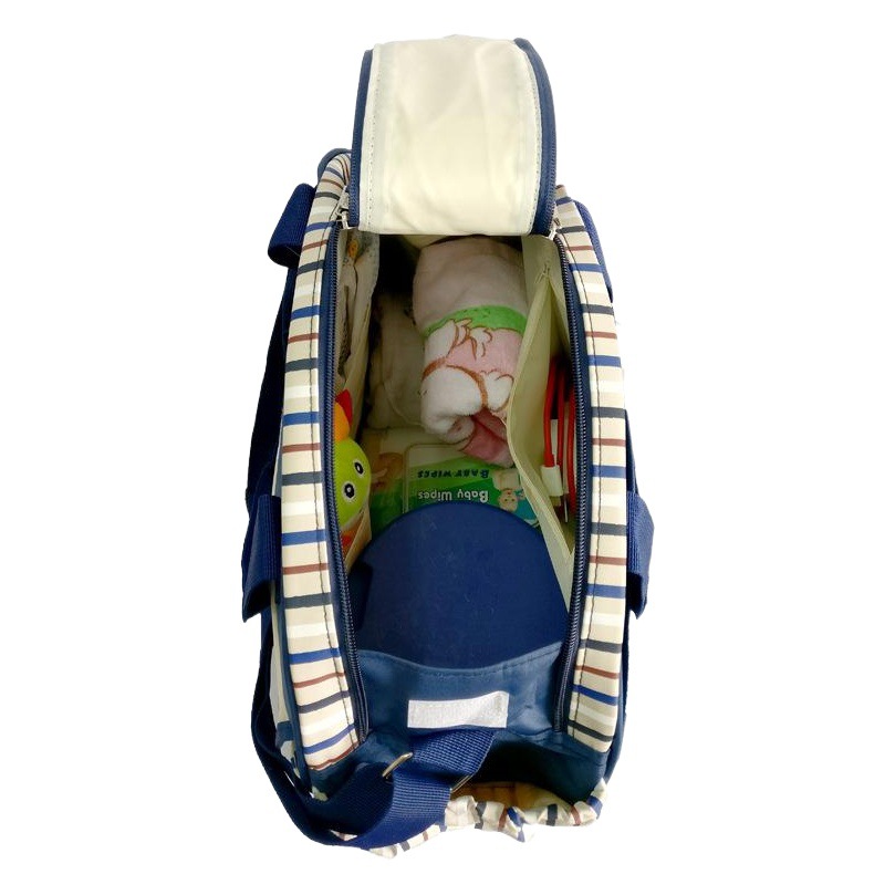 New Style Striped Crossbody Mummy Bag Multi-Functional Large Capacity Bag for Production