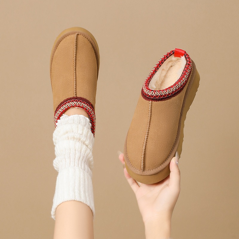 Designer Snow Boots Classics Slippers Women Fur Slides Men Sand Ultra Mini Platform Boot Slip-on Les Petites Suede Non Slip, Toe Cap Slippers Designer_voghion.com