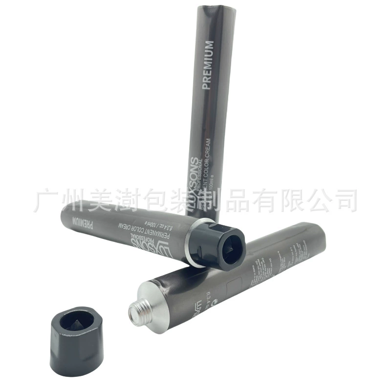 75 мл крем для рук в алюминиевой тубе, упаковочный материал для лосьона для тела, алюминиевая туба для косметики, туба для краски для волос