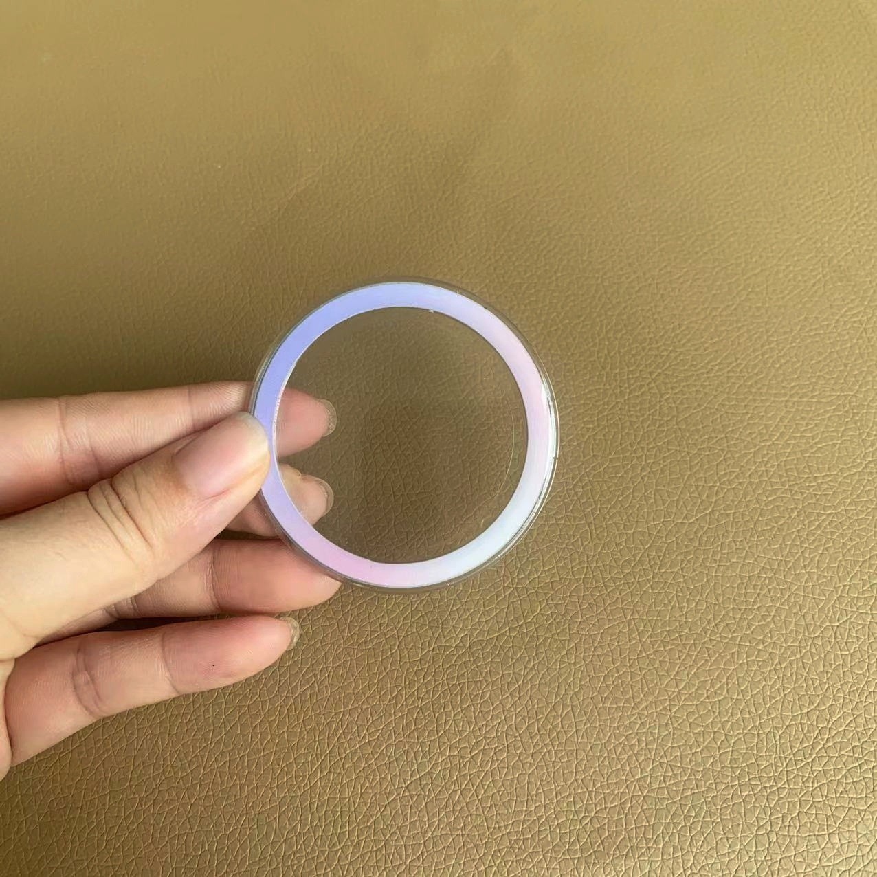 Soporte de teléfono móvil de magsafe transparente soporte de bolsa de aire de succión magnética negra pura bandeja de succión magnética anillo de succión magnética anillo de succión magnética al por mayor