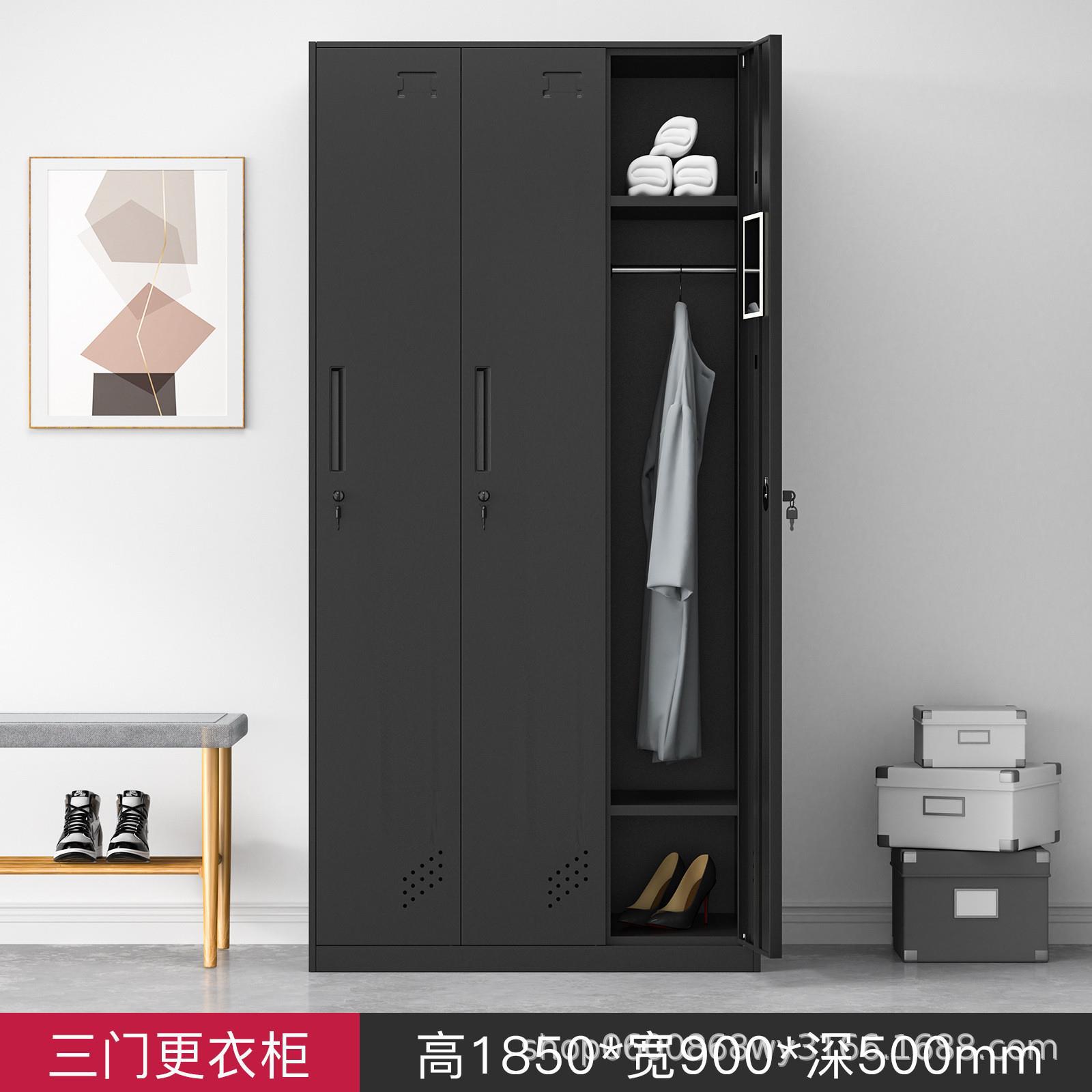 Desmontaje y montaje de casilleros, armario colgante de varias puertas, dormitorio del personal, armario de metal con cerradura, armario de almacenamiento de gimnasio