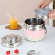 304不锈钢保温8小时提锅上班族真空便当盒双层保温桶饭盒学生其他