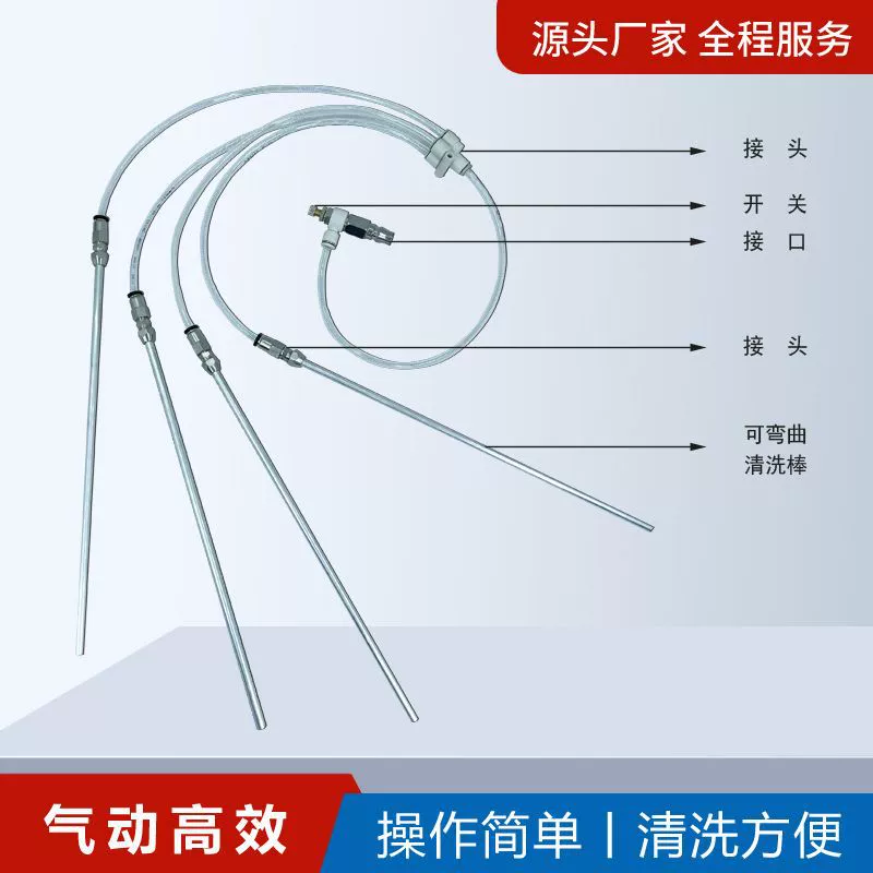 Пневматический импульсный инструмент для очистки углерода в камере сгорания
