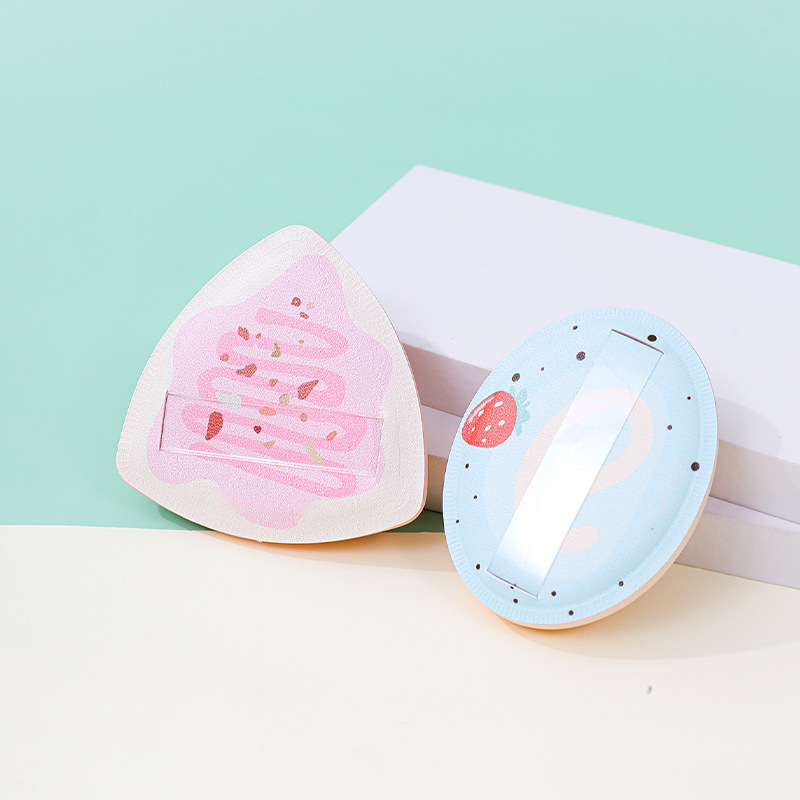 El polvo de marshmallow triangular elíptico seco y húmedo de doble uso sin polvo de poliuretano esponja cosmética de espuma de espuma