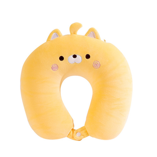 Deformable U-shaped pillow and pillow 2-in-1, dual-purpose pillow, foam particle pillow, cartoon deformable pillow, neck pillow, logo can be added