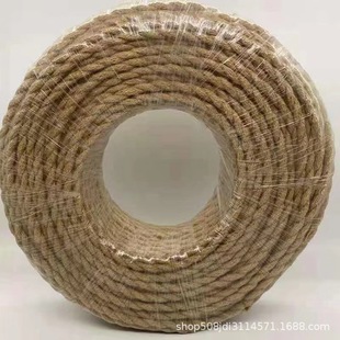 Retro Hemp Rope Braided Wire Twisted Twisted Twist Restaurant Window Decoration Factory Direct Supply Industrial Style