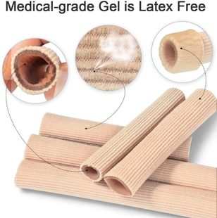 Breathable Fiber Silicone Toe/Finger Protector, Eyelet Cover, Thumb Valgus Correction, Toe Care