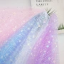 儿童幻彩烫金镂空网眼布