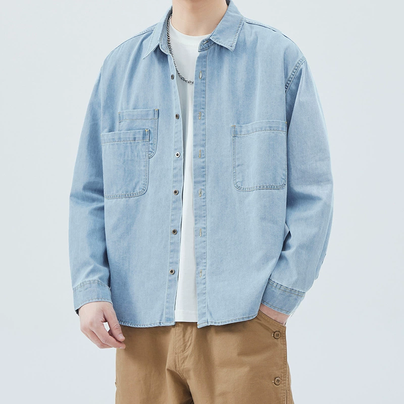 Autumn comfortable shirt, universal long-sleeve, oversize