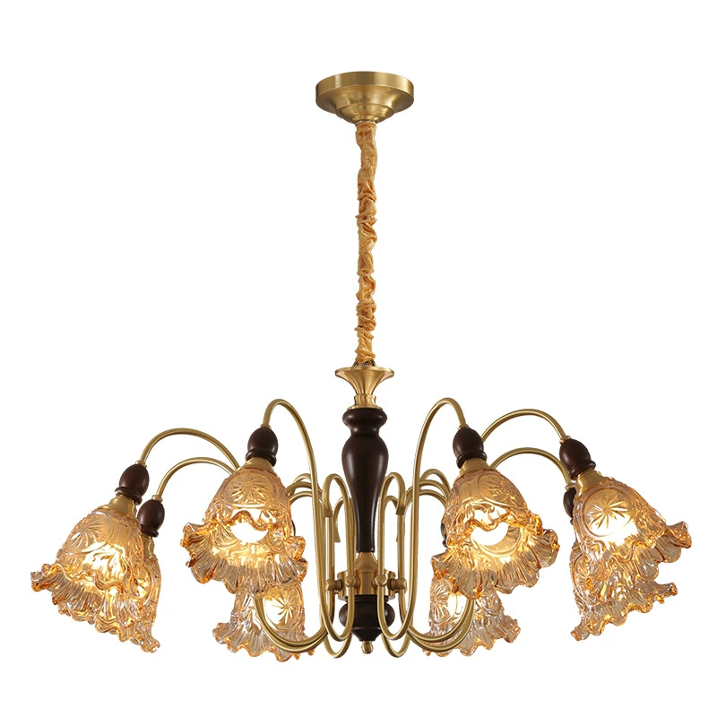 Design retro ceiling lamp for living room for bedroom, french style