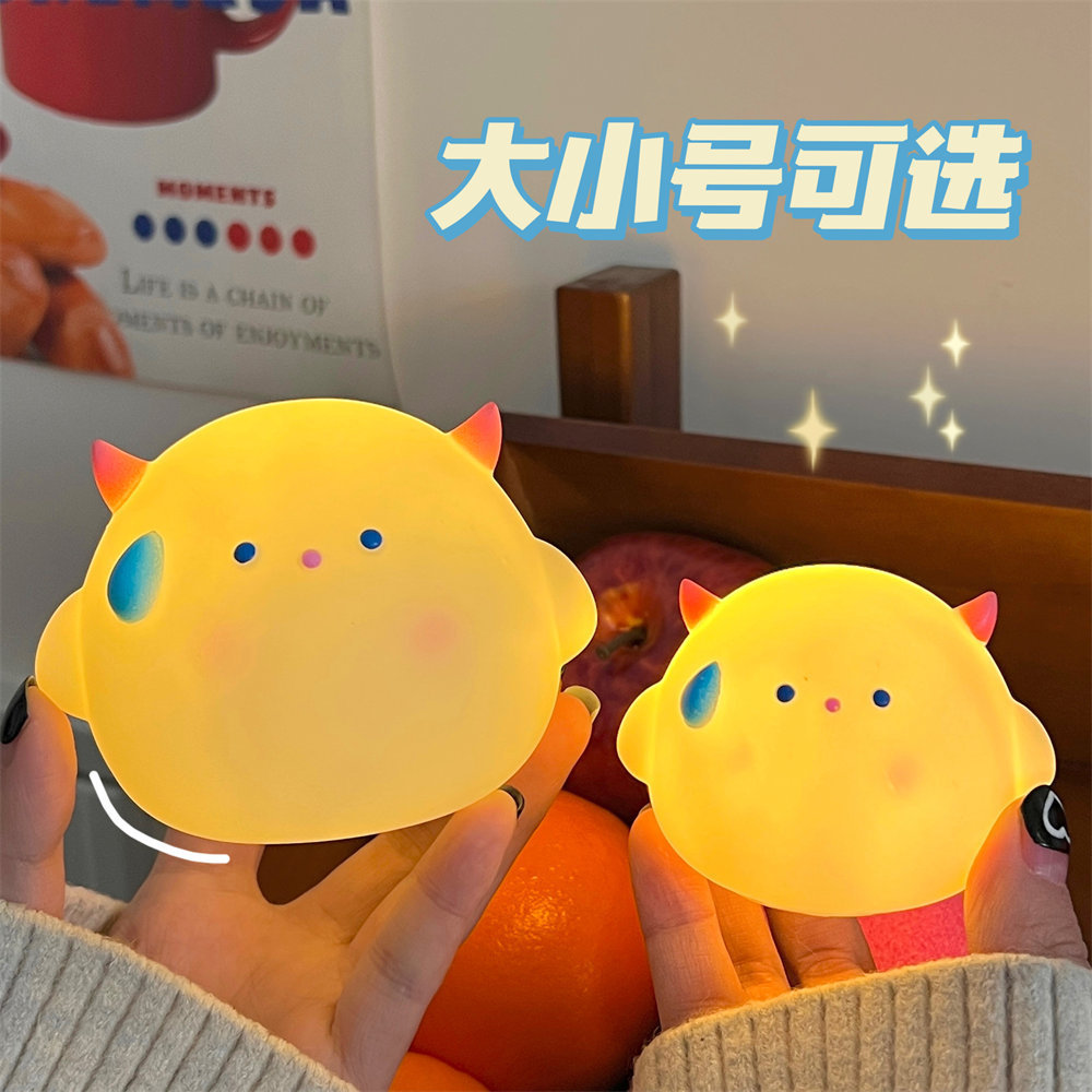 New Cute Cartoon Night Light for Night Market Atmosphere, Glowing Bedside Lamp for Children, Creative Gift Wholesale for Girls