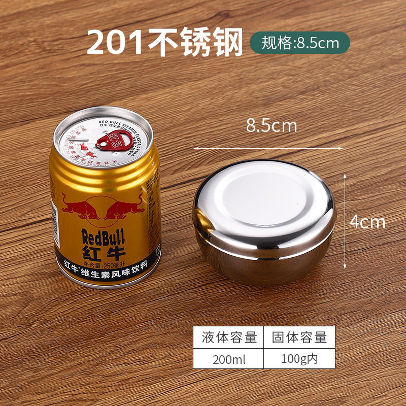 304 ステンレス鋼のライスボウル単層韓国キムチボウル蓋付きラウンド蒸しライスボウル食品サンプルボックス|undefined
