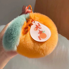 【大吉】イタリアの可愛いみかんの正規品のキーホルダー新年のいいことがあります。