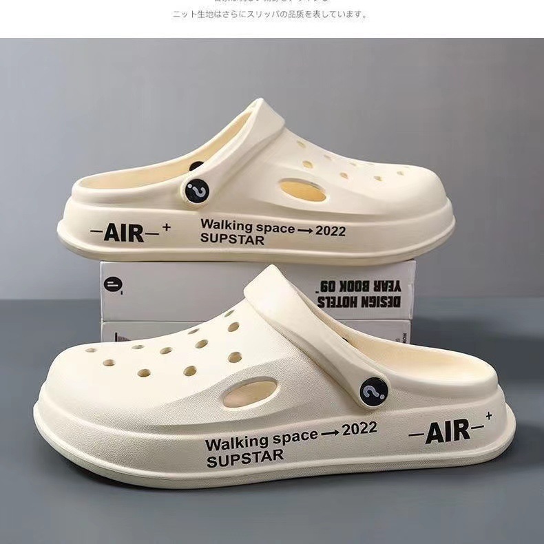 Zapatos transfronterizos para hombres de verano 2025 nuevos zapatillas antideslizantes interiores con base gruesa transpirable