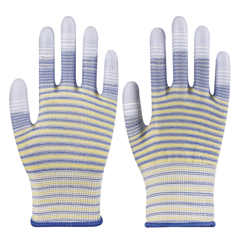 지브라 프린트 핑거 [파란색과 노란색]