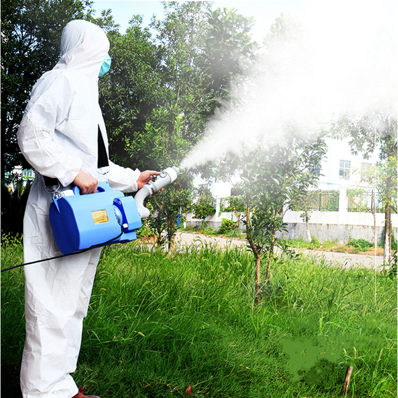 超低容量电动喷雾器手持式气溶胶喷雾冷雾机医院消毒液喷洒弥雾机