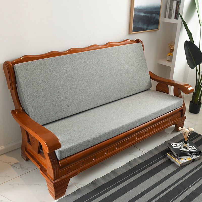 木沙发坐垫实木沙发红木椅海绵垫子防滑可拆洗老式木椅亚马逊批发