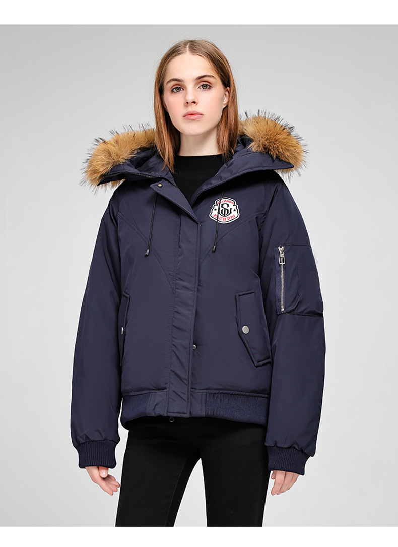 Wasserabweisende Pufferjacke für Herren/Damen – Wintermantel mit Kapuze und abnehmbarem Waschbärpelzbesatz (S-XXL) – Skifahren & Pendeln in der Stadt_voghion.com