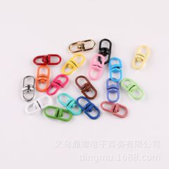 カラー合金8字回転バックル自在回転キャンディー色8字リングキーホルダーdiyアクセサリーキーホルダー