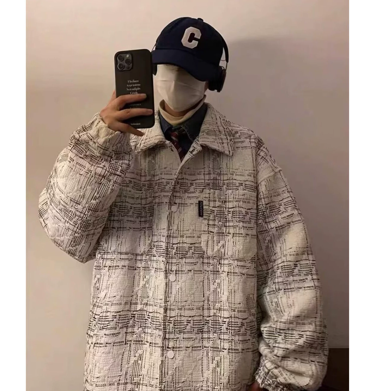 Демисезонная куртка, бейсбольная форма, в стиле Chanel, высококачественный вариант, американский стиль, оверсайз