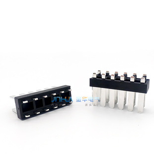 Jhb00101 Straight Pin Connector Manufacturer Direct Supply 12P Connector Material Pa6 Pitch 5.0mm
