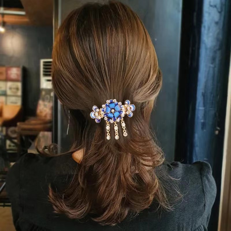 Style Vintage Papillon Alliage Placage Incruster Strass Pince À Cheveux display picture 2