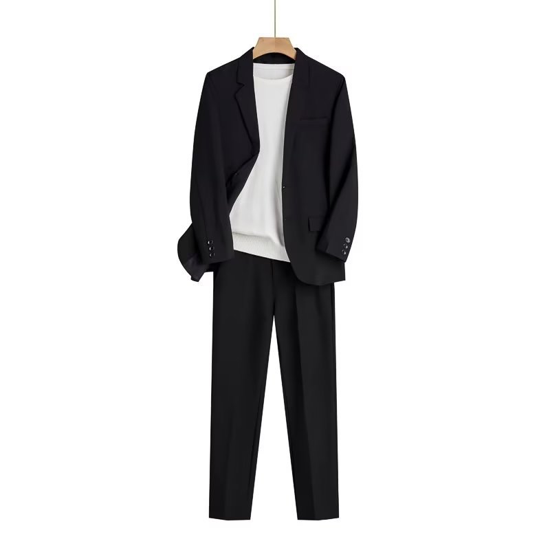 Men's Clothing Spring and summer thin loose fitting suits for men, business formal wear, casual fashion, handsome small suit jackets_voghion.com