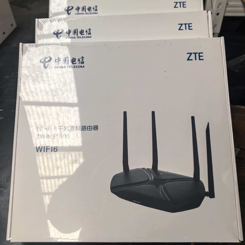 Original Packaging E1600 Telecom Version Wifi6 Router Full Gigabit 1800m Dual-Band Full Network Compatibility (Wholesale)
