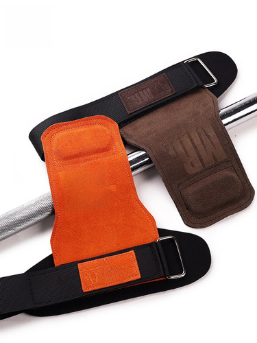 PROSUPPS Protective Palm Men and Women Fitness Assistance Belt Gym Hard Pull Heed Strength Training Cowhide Protective Palm 